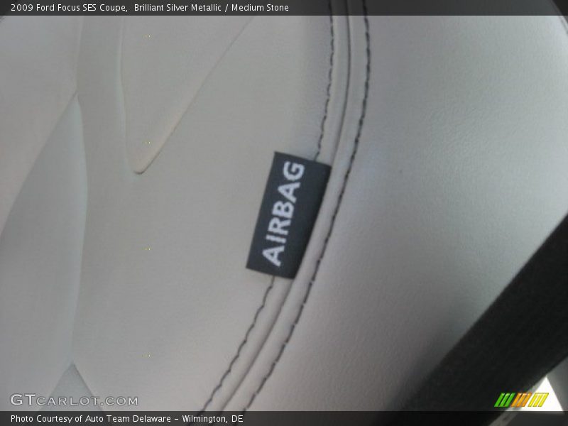 Brilliant Silver Metallic / Medium Stone 2009 Ford Focus SES Coupe