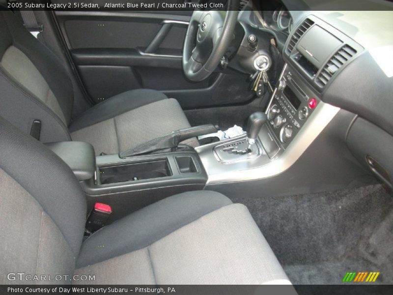Atlantic Blue Pearl / Charcoal Tweed Cloth 2005 Subaru Legacy 2.5i Sedan