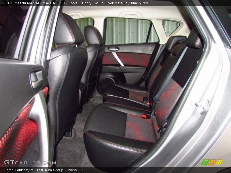 Liquid Silver Metallic / Black/Red 2010 Mazda MAZDA3 MAZDASPEED3 Sport 5 Door