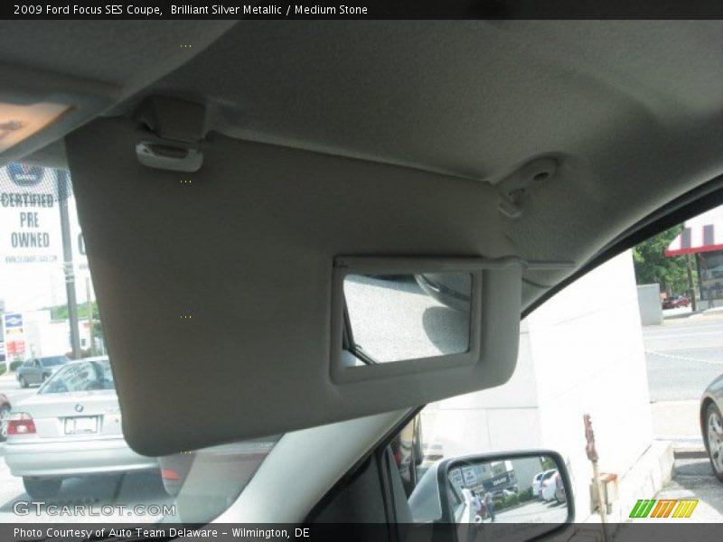 Brilliant Silver Metallic / Medium Stone 2009 Ford Focus SES Coupe
