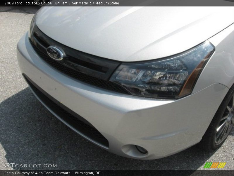 Brilliant Silver Metallic / Medium Stone 2009 Ford Focus SES Coupe