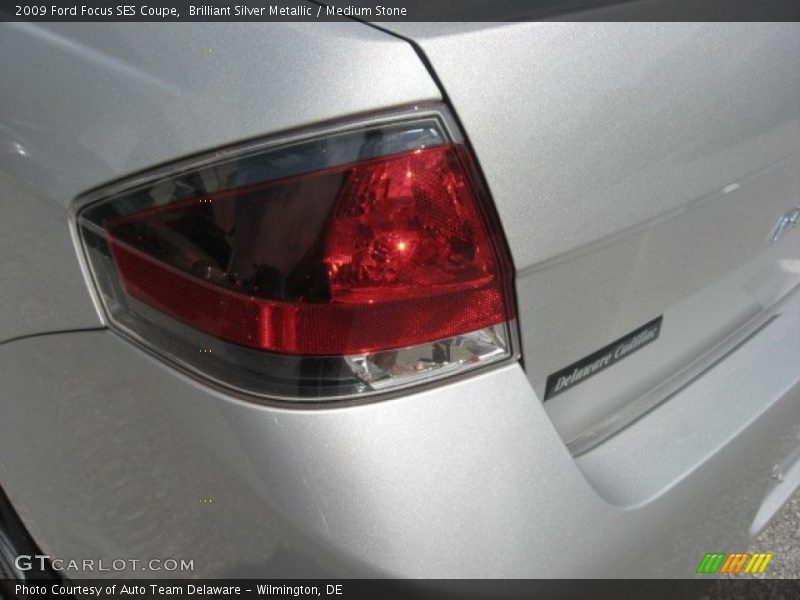 Brilliant Silver Metallic / Medium Stone 2009 Ford Focus SES Coupe
