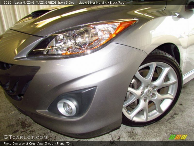 Liquid Silver Metallic / Black/Red 2010 Mazda MAZDA3 MAZDASPEED3 Sport 5 Door