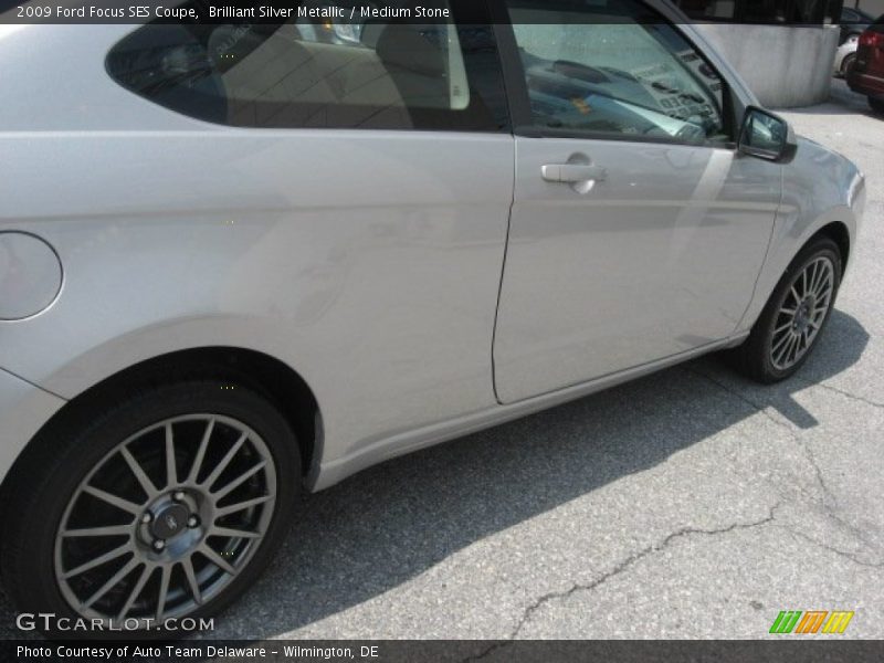 Brilliant Silver Metallic / Medium Stone 2009 Ford Focus SES Coupe