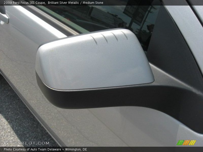 Brilliant Silver Metallic / Medium Stone 2009 Ford Focus SES Coupe