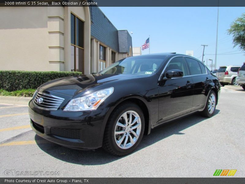 Black Obsidian / Graphite 2008 Infiniti G 35 Sedan