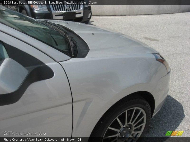 Brilliant Silver Metallic / Medium Stone 2009 Ford Focus SES Coupe