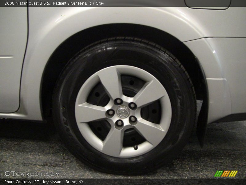 Radiant Silver Metallic / Gray 2008 Nissan Quest 3.5 S