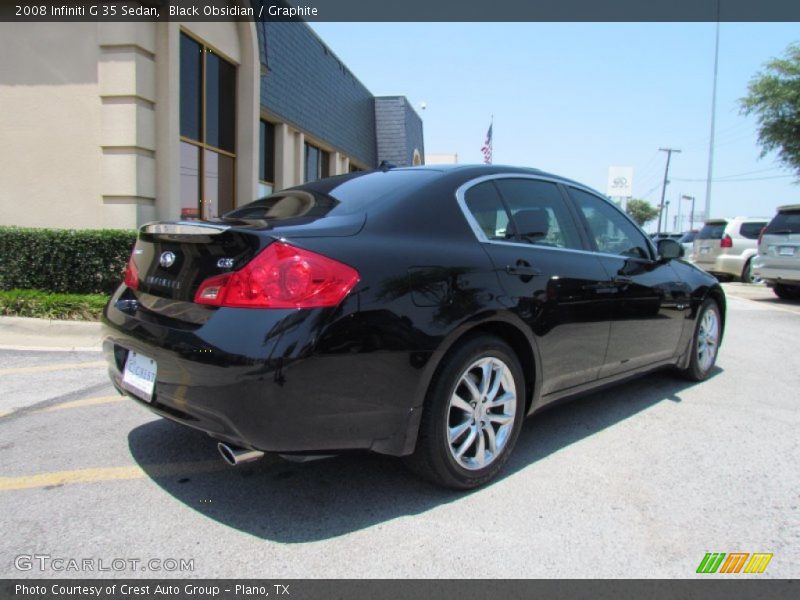 Black Obsidian / Graphite 2008 Infiniti G 35 Sedan