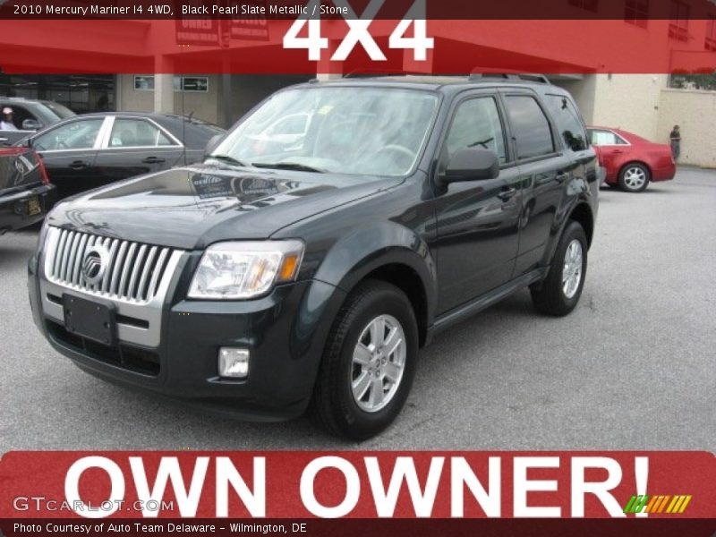 Black Pearl Slate Metallic / Stone 2010 Mercury Mariner I4 4WD