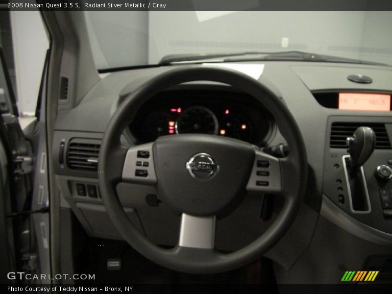 Radiant Silver Metallic / Gray 2008 Nissan Quest 3.5 S