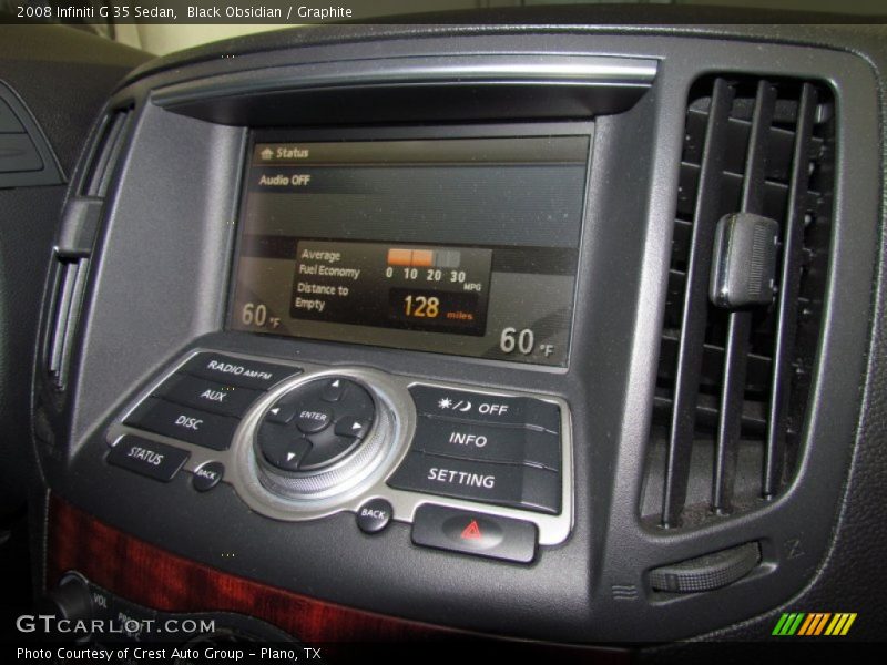 Black Obsidian / Graphite 2008 Infiniti G 35 Sedan