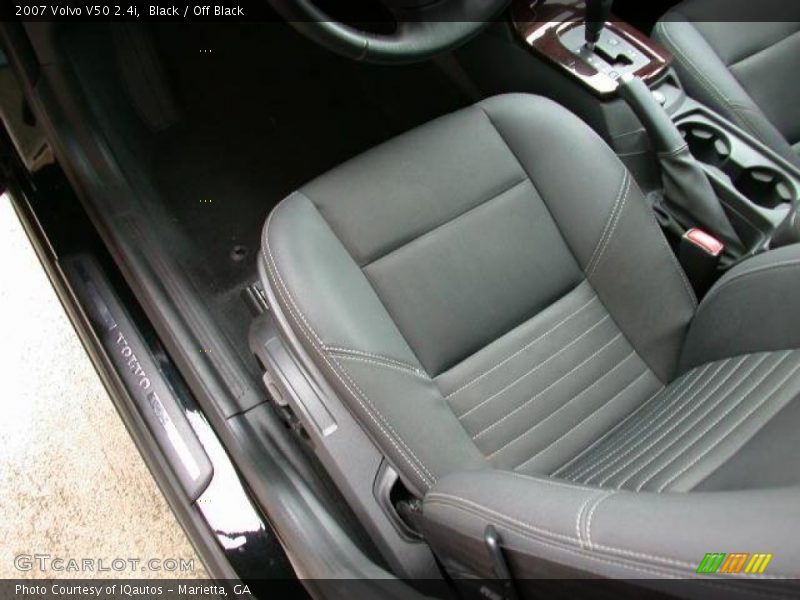 Black / Off Black 2007 Volvo V50 2.4i
