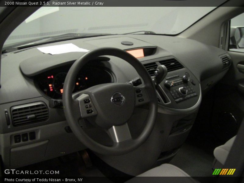 Radiant Silver Metallic / Gray 2008 Nissan Quest 3.5 S