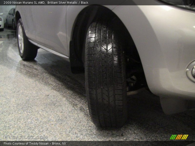 Brilliant Silver Metallic / Black 2009 Nissan Murano SL AWD