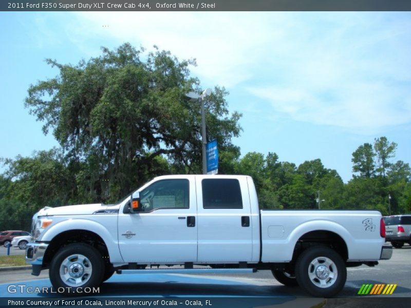 Oxford White / Steel 2011 Ford F350 Super Duty XLT Crew Cab 4x4