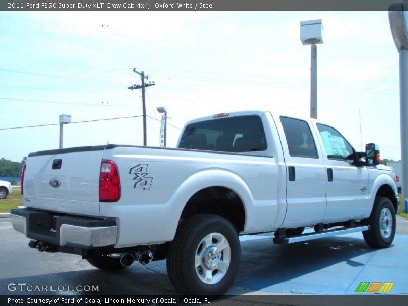Oxford White / Steel 2011 Ford F350 Super Duty XLT Crew Cab 4x4