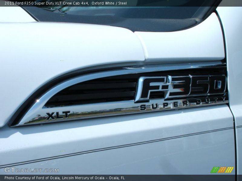 Oxford White / Steel 2011 Ford F350 Super Duty XLT Crew Cab 4x4