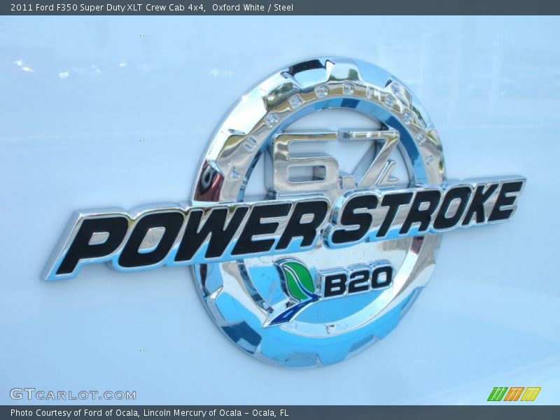 Oxford White / Steel 2011 Ford F350 Super Duty XLT Crew Cab 4x4