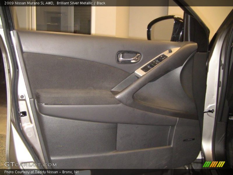 Brilliant Silver Metallic / Black 2009 Nissan Murano SL AWD