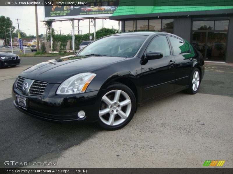 Onyx Black / Black 2006 Nissan Maxima 3.5 SE