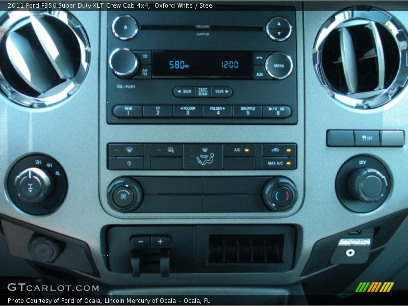 Oxford White / Steel 2011 Ford F350 Super Duty XLT Crew Cab 4x4