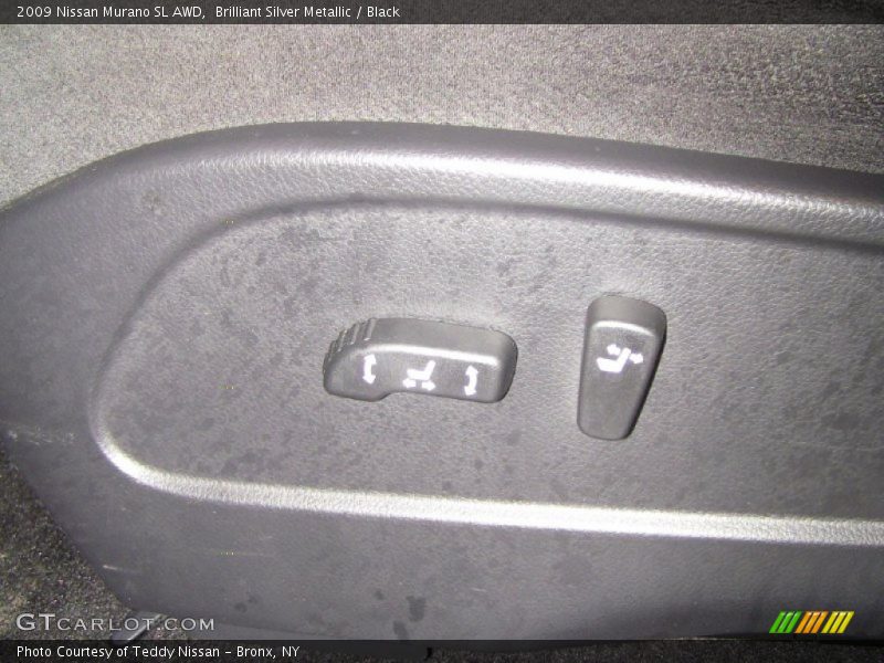 Brilliant Silver Metallic / Black 2009 Nissan Murano SL AWD