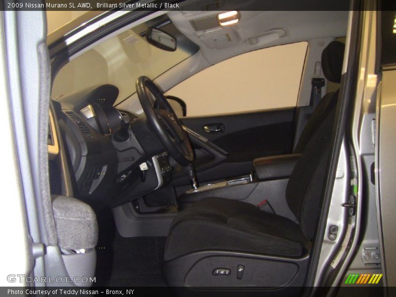 Brilliant Silver Metallic / Black 2009 Nissan Murano SL AWD