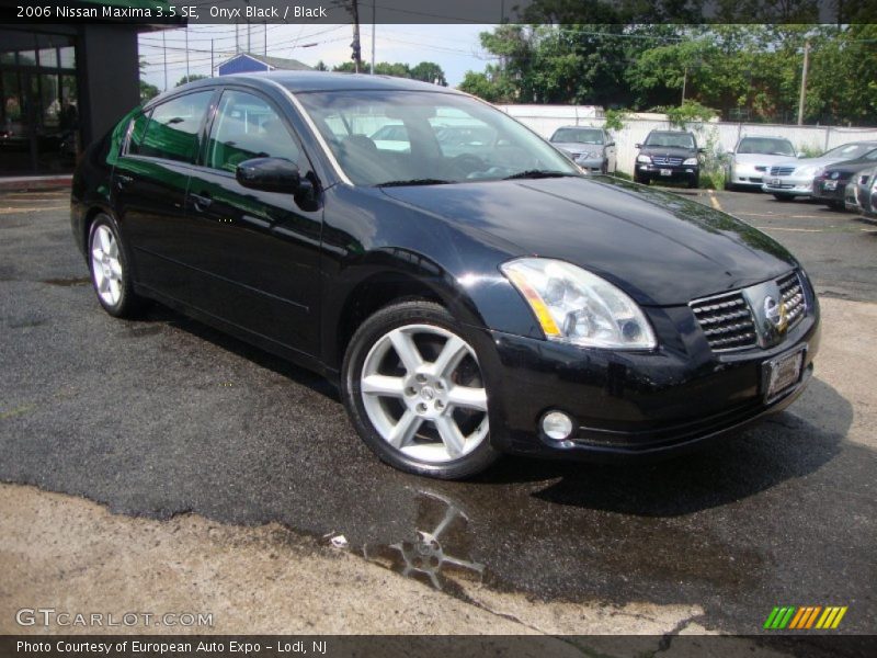 Onyx Black / Black 2006 Nissan Maxima 3.5 SE