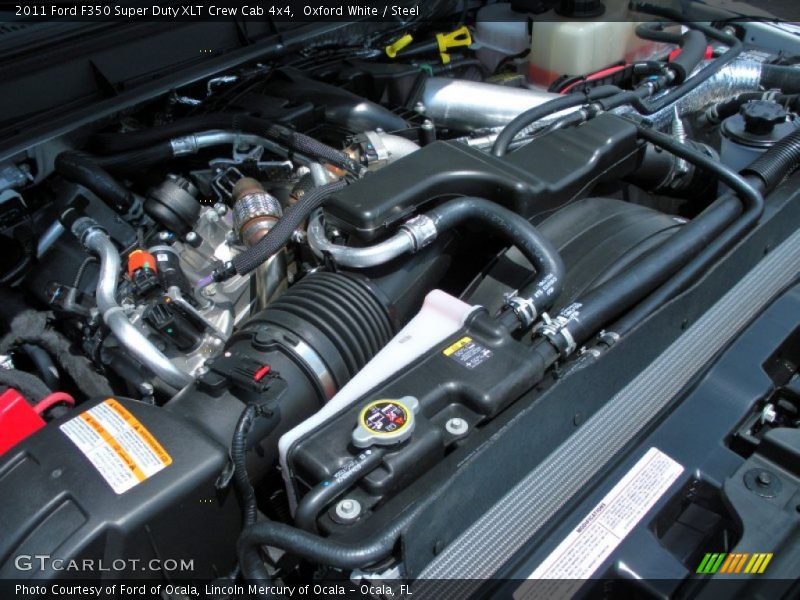 Oxford White / Steel 2011 Ford F350 Super Duty XLT Crew Cab 4x4