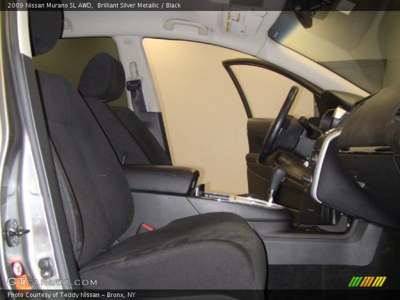 Brilliant Silver Metallic / Black 2009 Nissan Murano SL AWD
