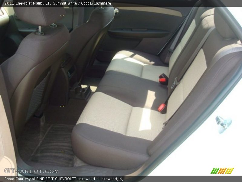 Summit White / Cocoa/Cashmere 2011 Chevrolet Malibu LT
