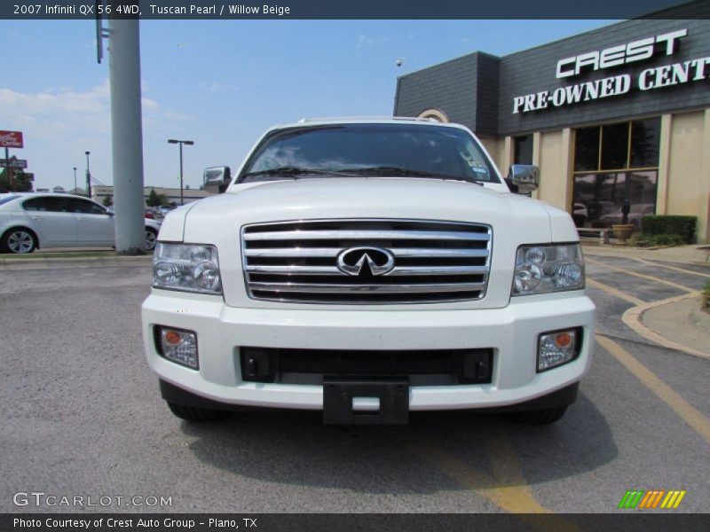Tuscan Pearl / Willow Beige 2007 Infiniti QX 56 4WD