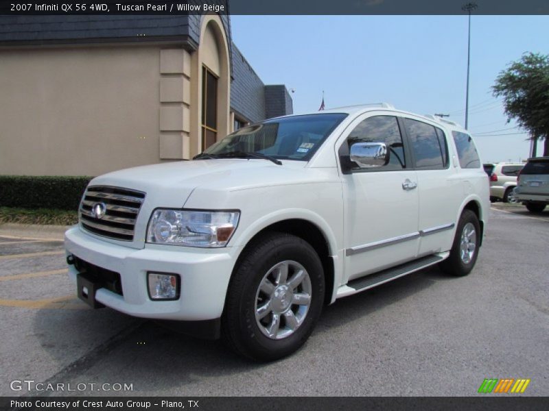 Tuscan Pearl / Willow Beige 2007 Infiniti QX 56 4WD