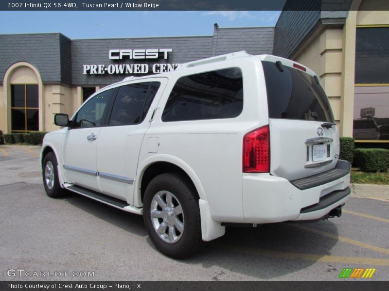 Tuscan Pearl / Willow Beige 2007 Infiniti QX 56 4WD