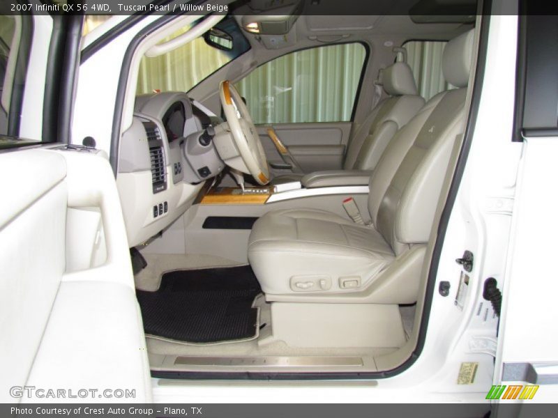 Tuscan Pearl / Willow Beige 2007 Infiniti QX 56 4WD