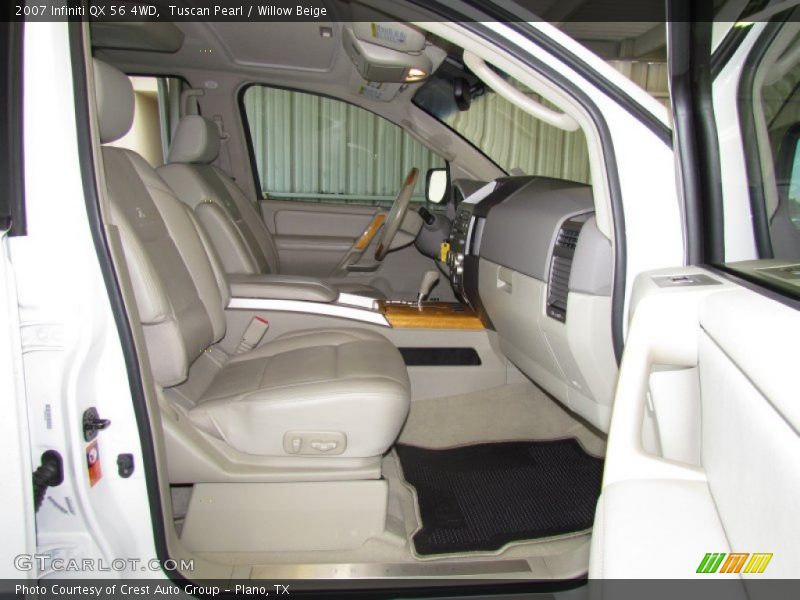 Tuscan Pearl / Willow Beige 2007 Infiniti QX 56 4WD