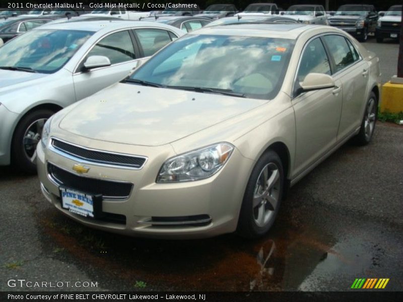 Gold Mist Metallic / Cocoa/Cashmere 2011 Chevrolet Malibu LT