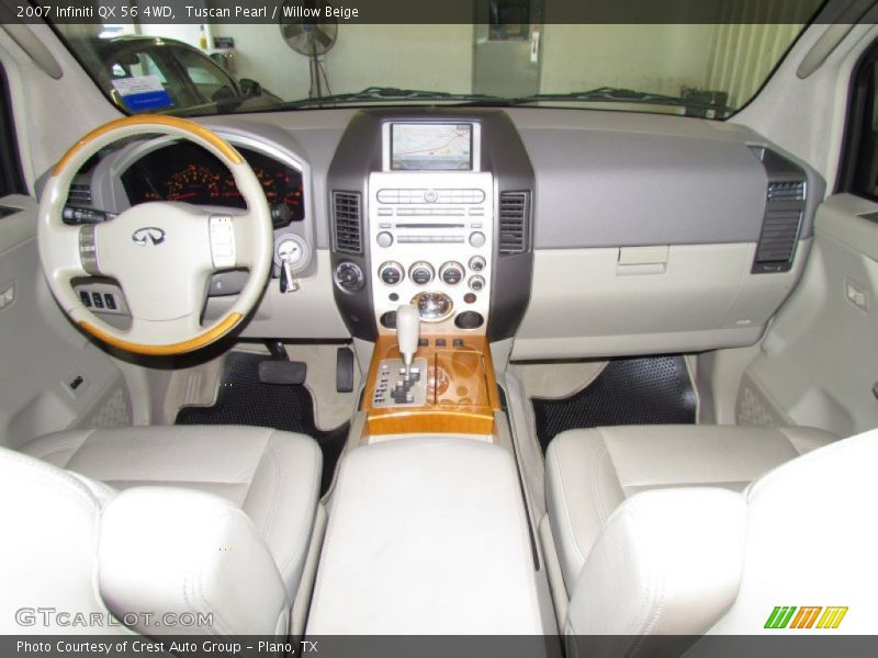 Tuscan Pearl / Willow Beige 2007 Infiniti QX 56 4WD