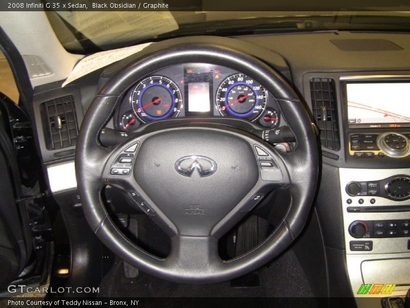 Black Obsidian / Graphite 2008 Infiniti G 35 x Sedan