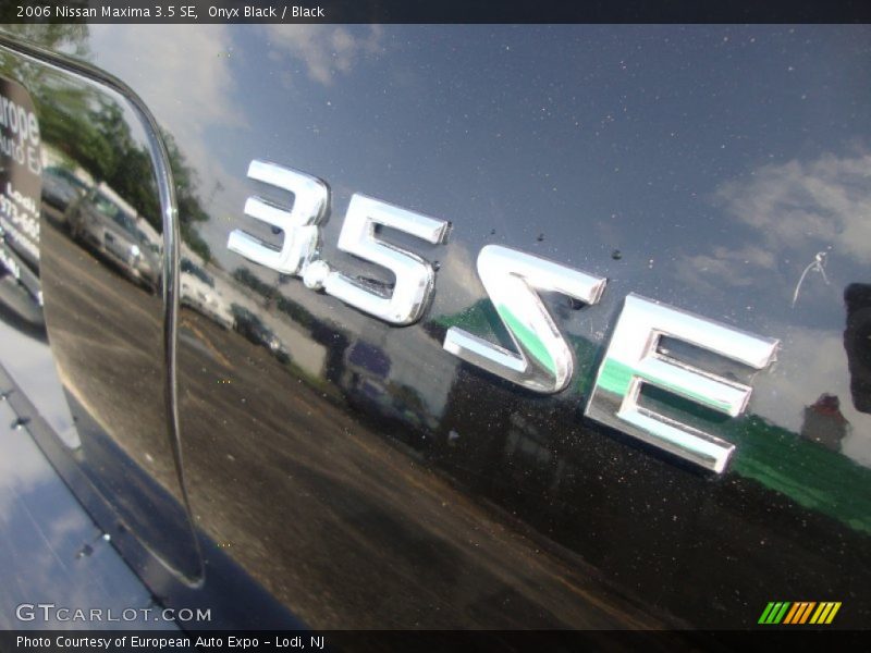 Onyx Black / Black 2006 Nissan Maxima 3.5 SE
