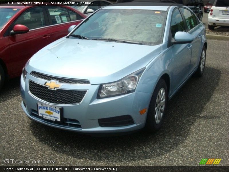 Ice Blue Metallic / Jet Black 2011 Chevrolet Cruze LT