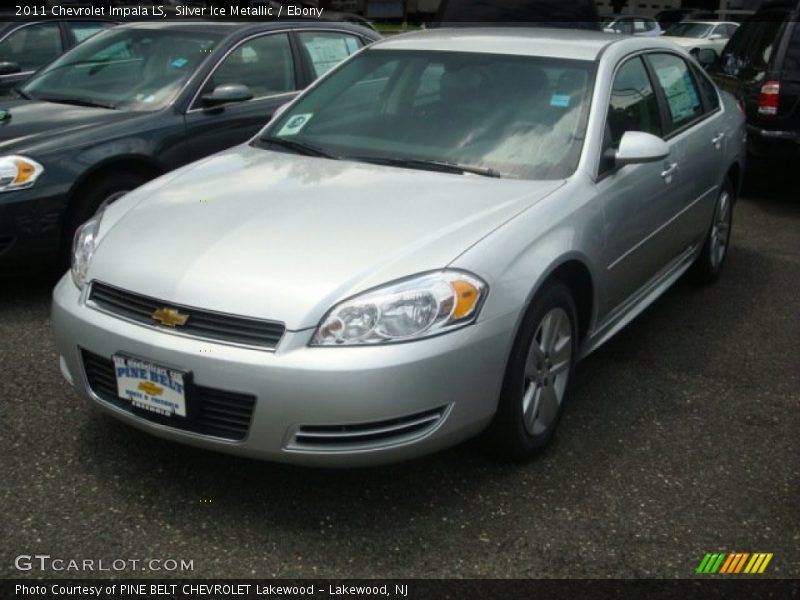 Silver Ice Metallic / Ebony 2011 Chevrolet Impala LS