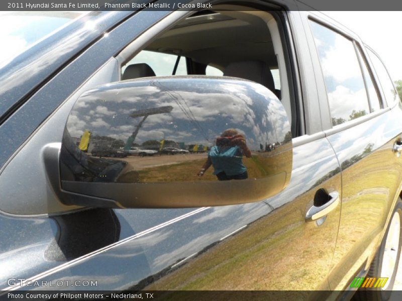 Phantom Black Metallic / Cocoa Black 2011 Hyundai Santa Fe Limited