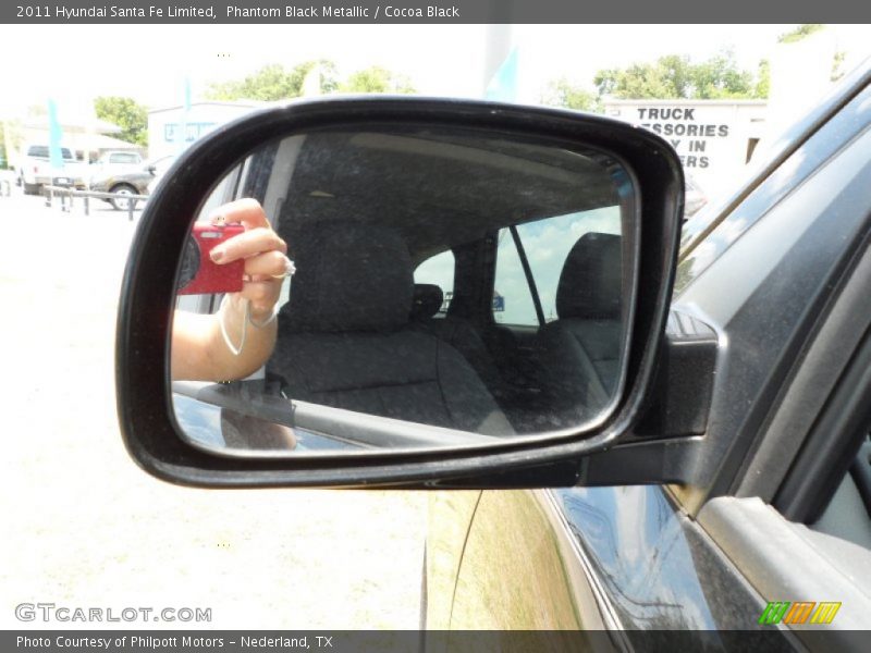 Phantom Black Metallic / Cocoa Black 2011 Hyundai Santa Fe Limited
