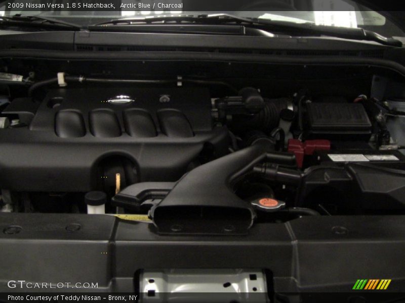 Arctic Blue / Charcoal 2009 Nissan Versa 1.8 S Hatchback