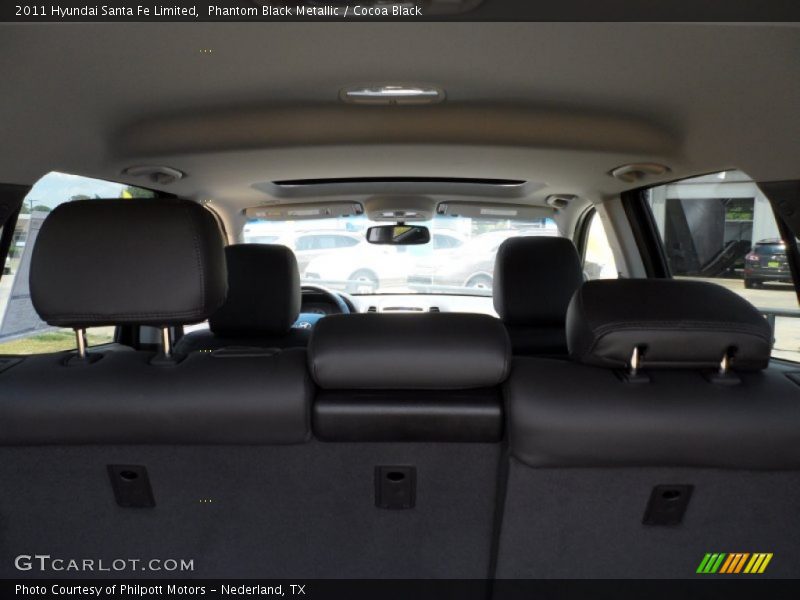Phantom Black Metallic / Cocoa Black 2011 Hyundai Santa Fe Limited