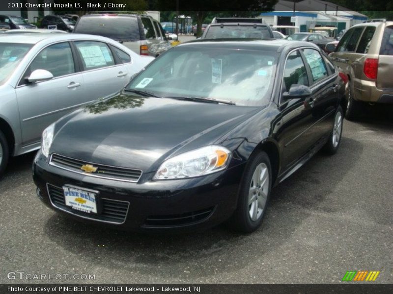 Black / Ebony 2011 Chevrolet Impala LS