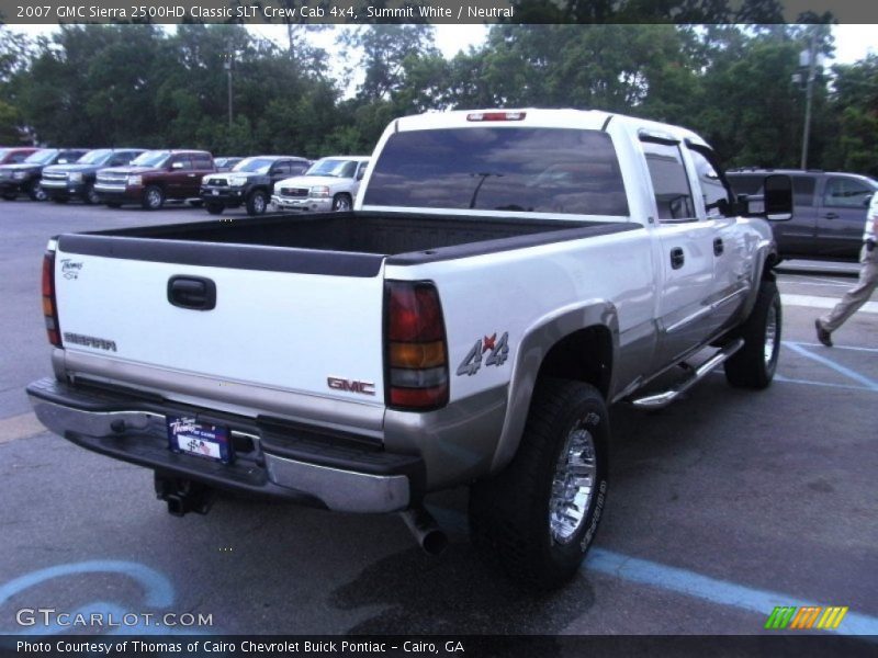 Summit White / Neutral 2007 GMC Sierra 2500HD Classic SLT Crew Cab 4x4