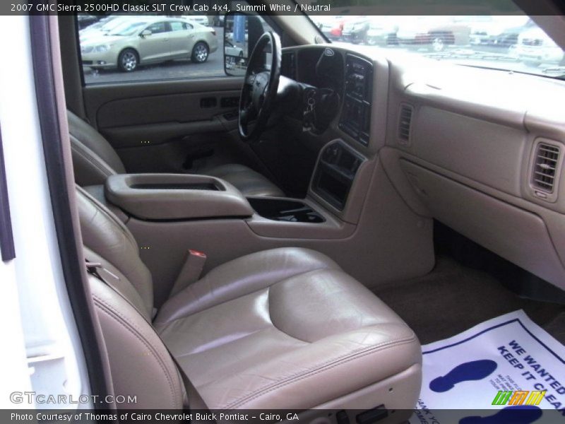 Summit White / Neutral 2007 GMC Sierra 2500HD Classic SLT Crew Cab 4x4